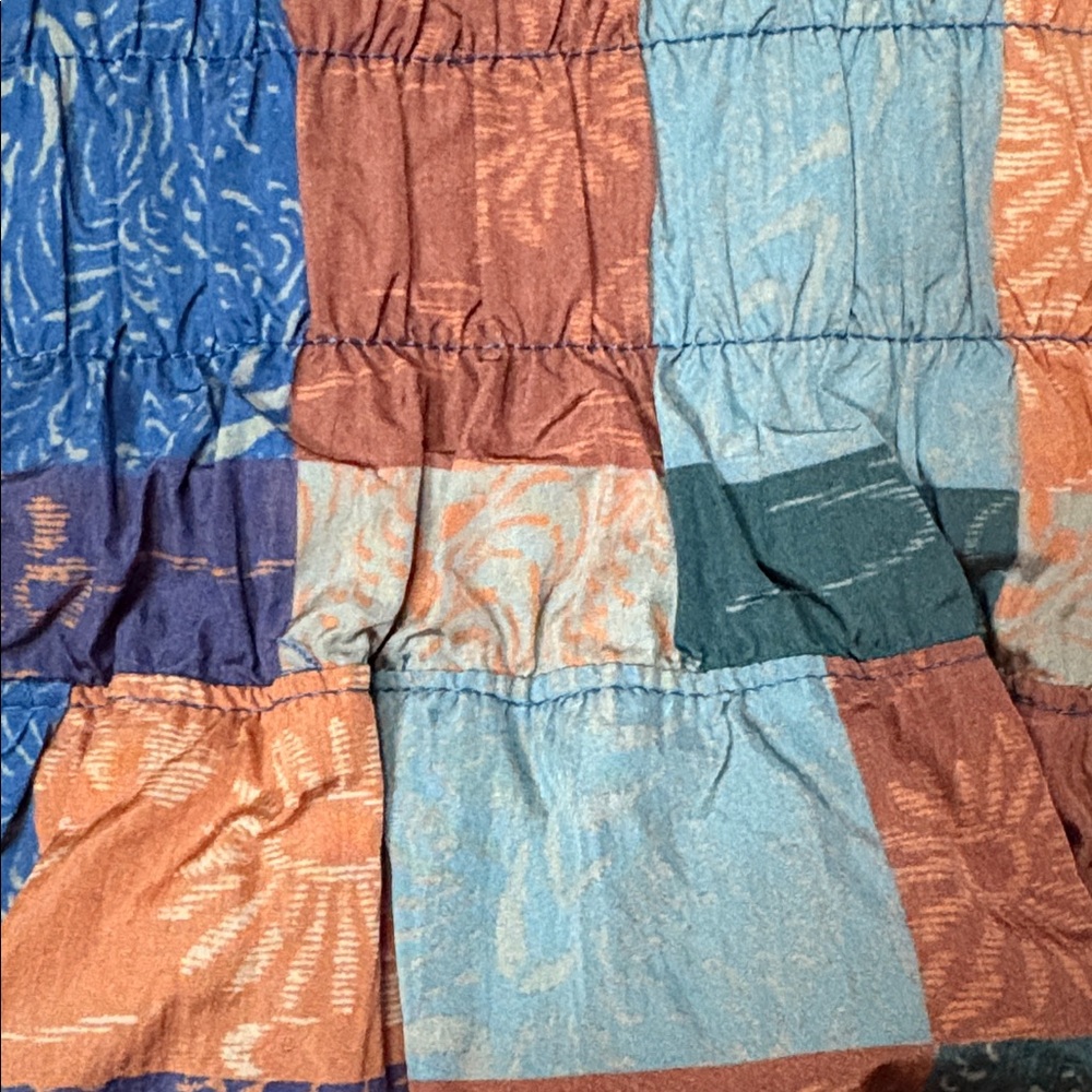 Free People Patchwork Patterned Shorts - image 4